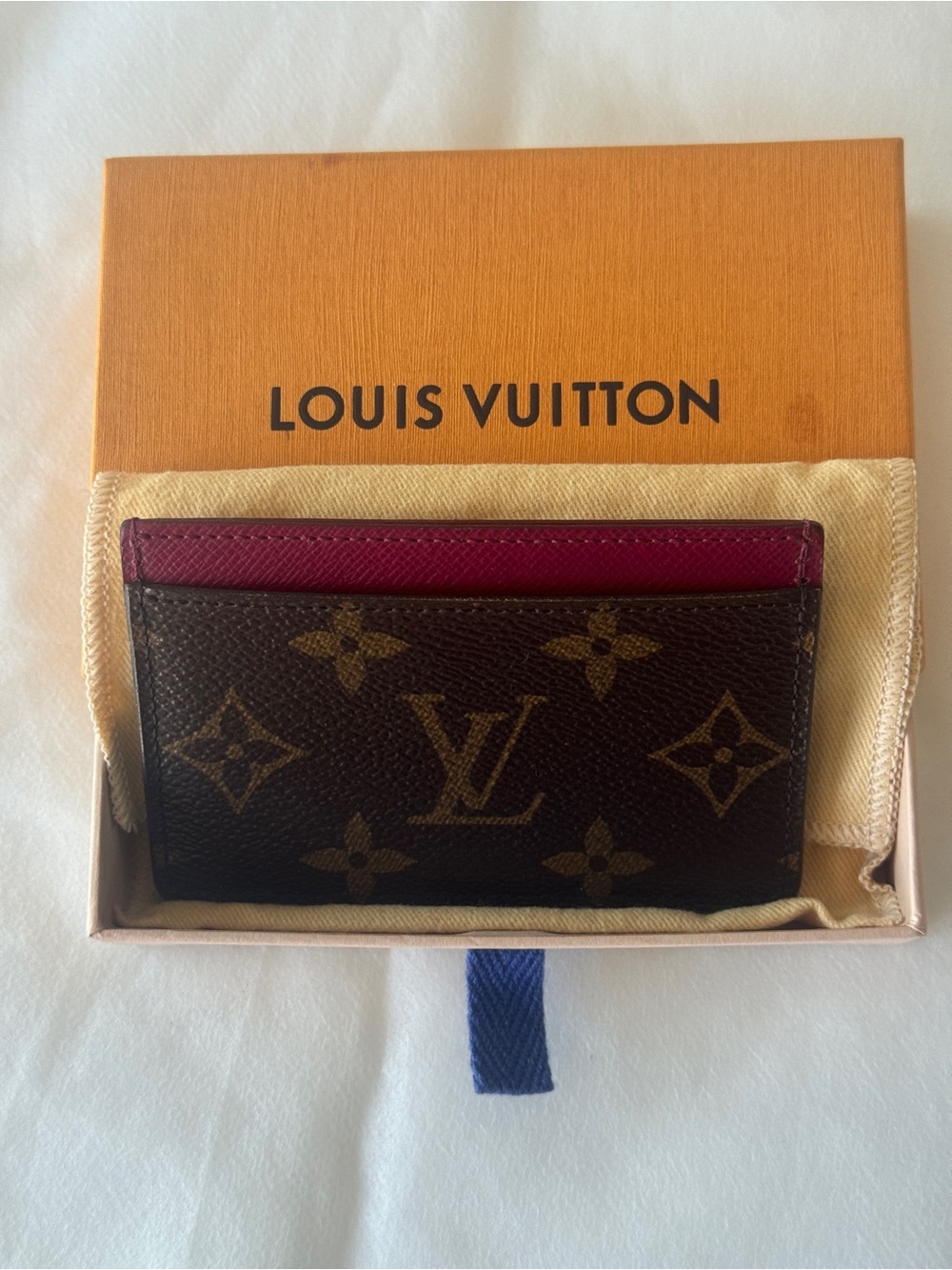 LOUIS VUITTON Monogram Zoe Card Case